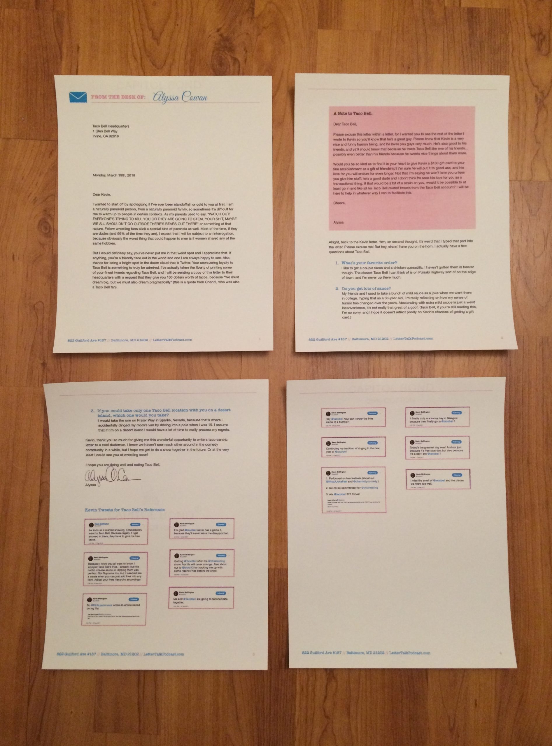 [Letter Talk] Mail Bag #11